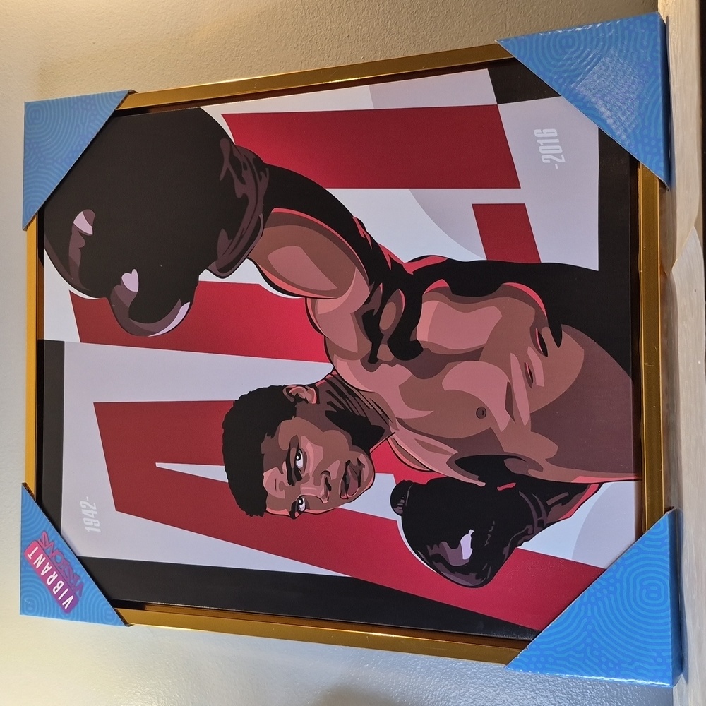 Muhammad Ali "GOAT" Boxer Wall Art